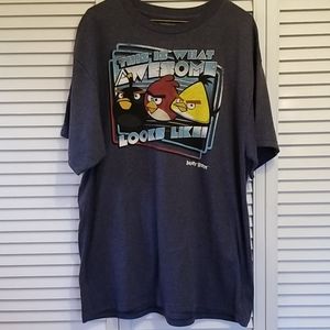 Men's XL Fifth Sun Angry Birds Tee Shirt